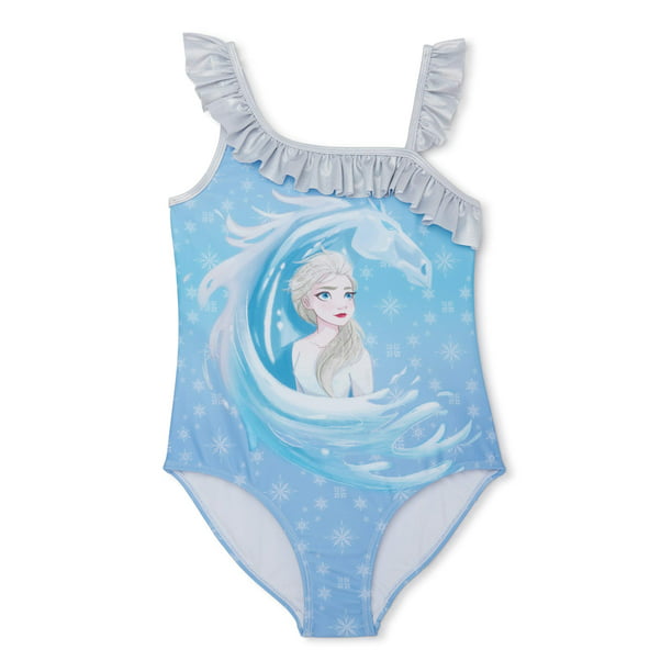 Girls Disney Frozen™ Elsa Anna Swimming Costume Swimsuit Bikini 2-7 Years 